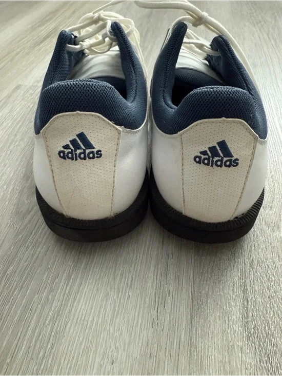 Adidas Women’s White Navy Golf Spikeless Lace Up Athletic Golf Shoes size 7 - Picture 8 of 10